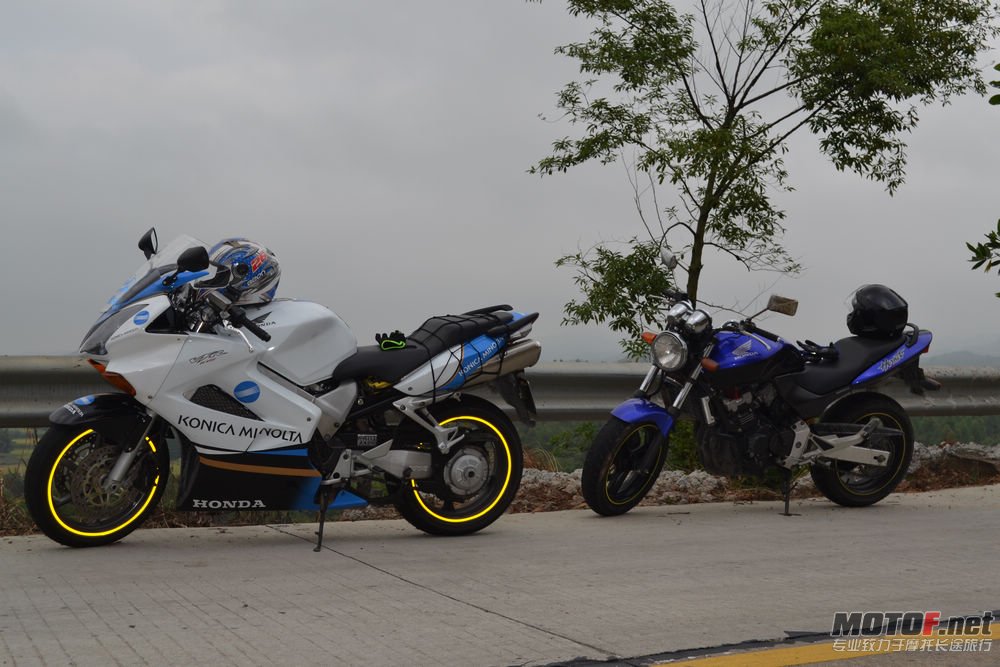 VFR800与黄蜂250