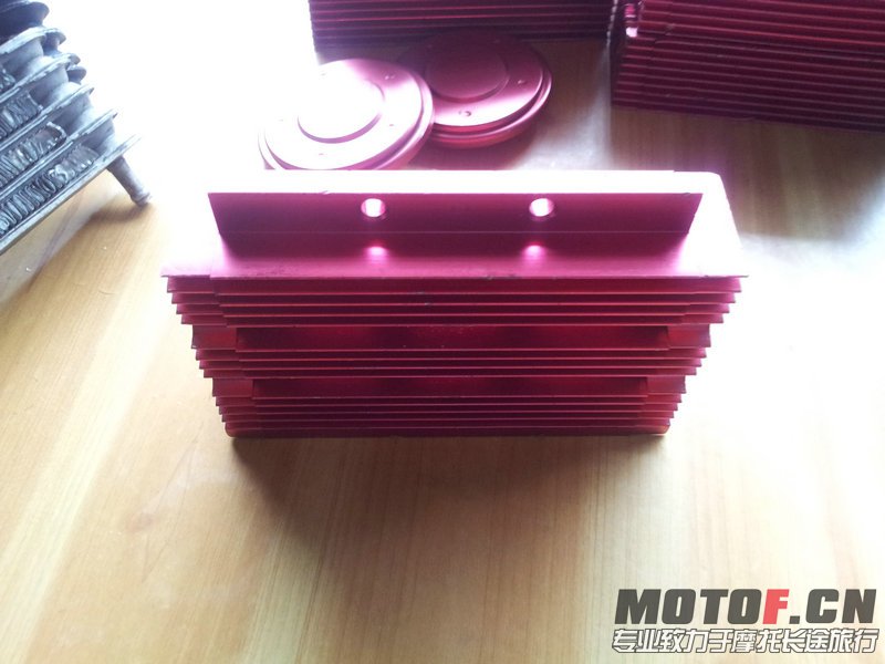 3通道铝合金油冷器100