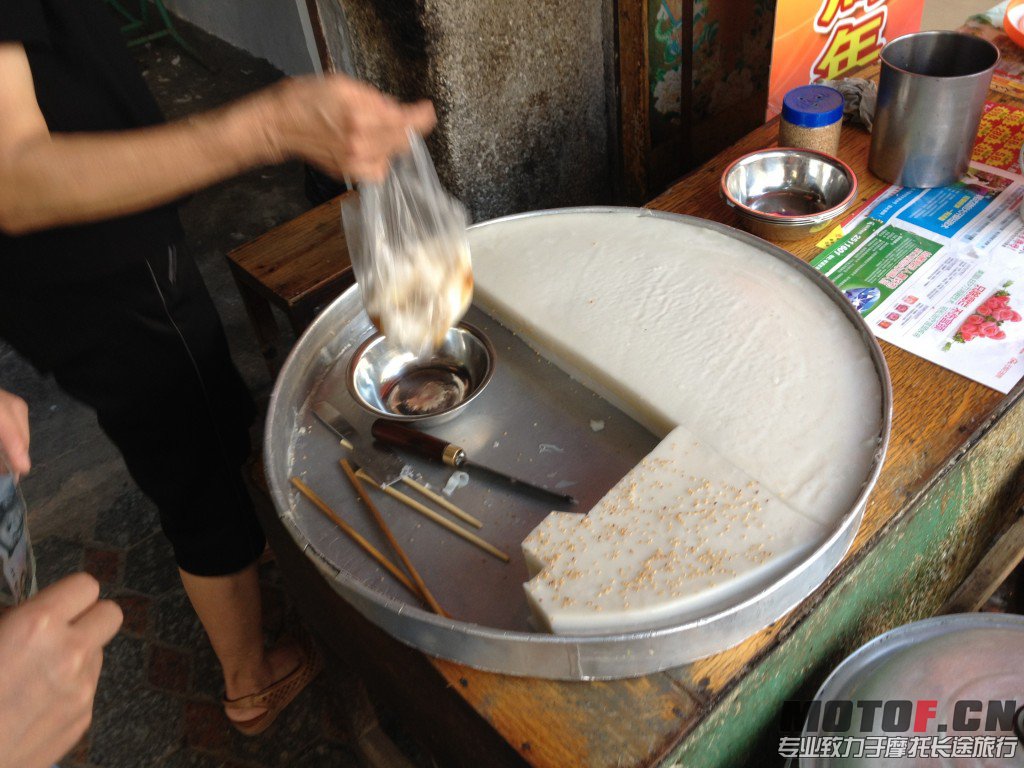 岑溪的米糕，味道不错，耐饿