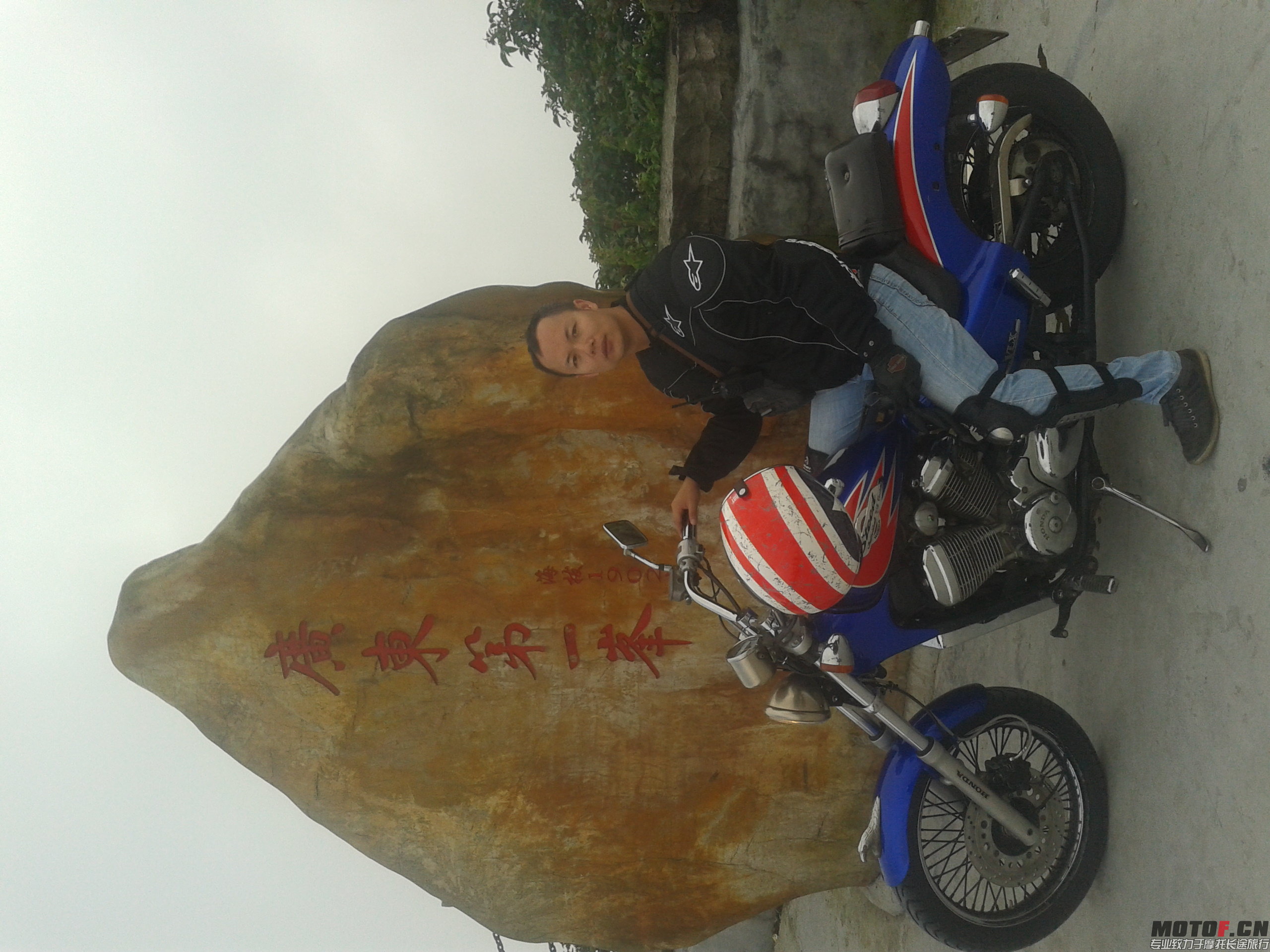 山顶留影King