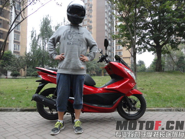 PCX150&amp;KUMA.JPG