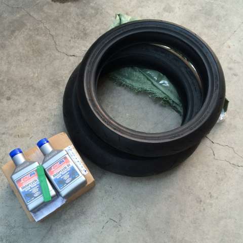 出全新邓禄普半热溶胎140/70R17 110/70R17