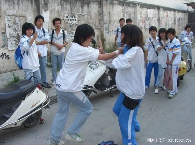 初中女学生单挑现场．．．．唉．．-->石头鱼转移