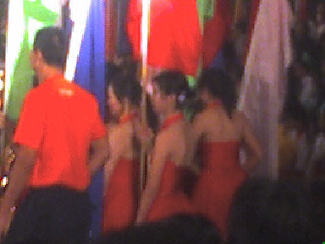 2005年江门侨乡旅游节文艺晚会现场
