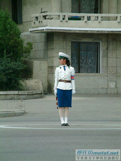 朝鲜女交警