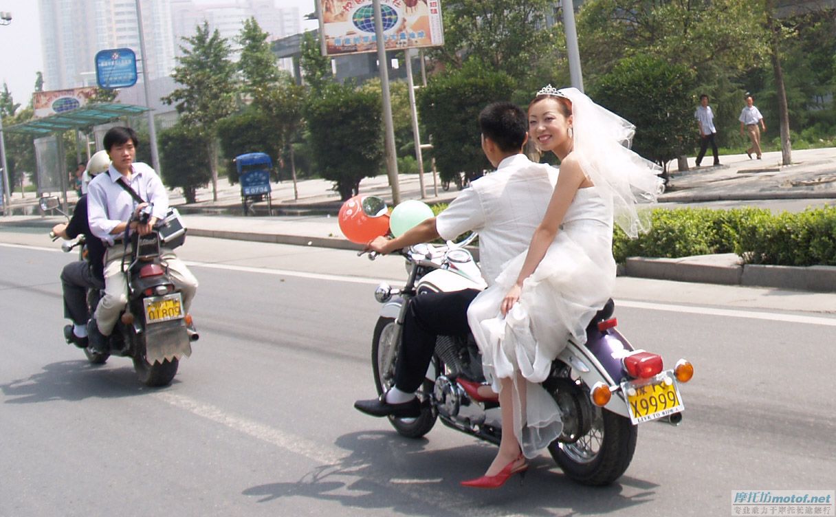 “摩托人”的婚礼就应该这样！！！