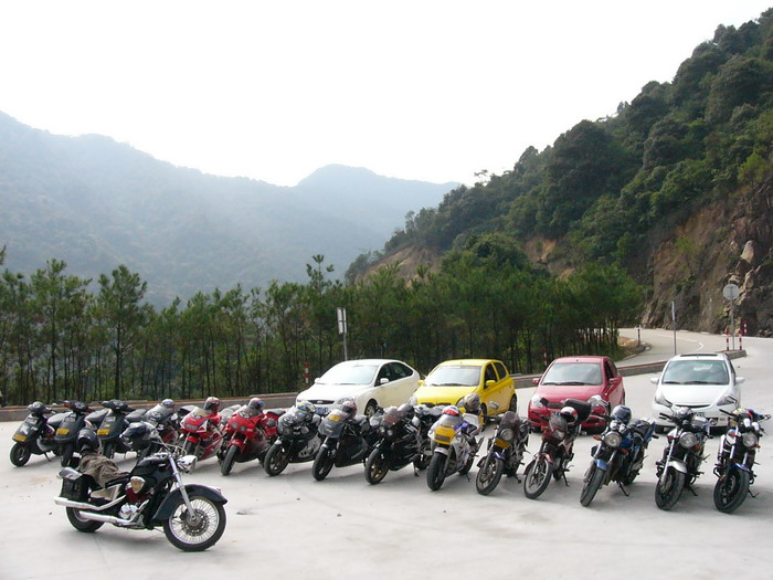 2006年10月06日国庆节&中秋节广州车友南昆山聚会暨“迎战全面禁摩大合照”！