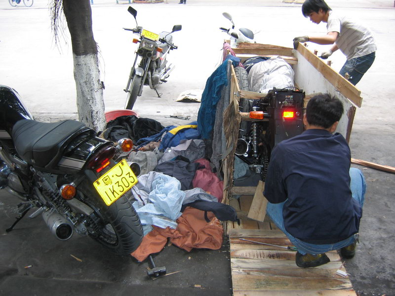 开平又添一台重车,碣石水货,CB750