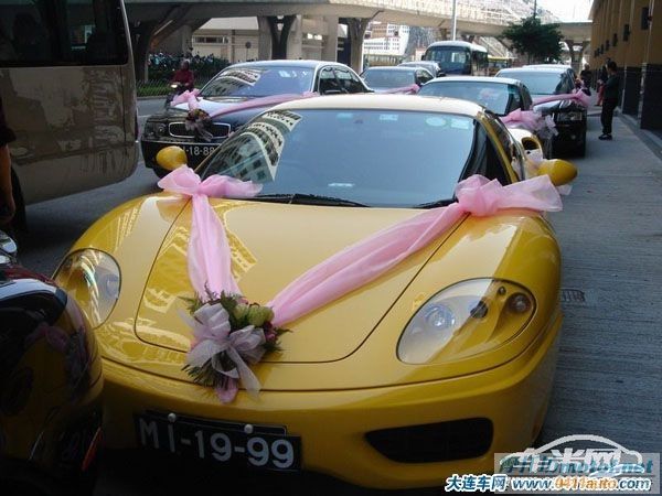 澳门婚礼上用的汽车