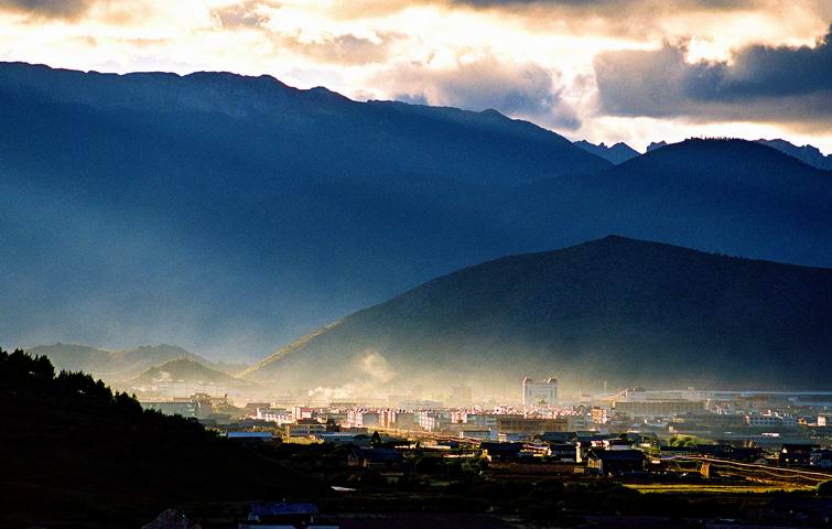 中甸县风光