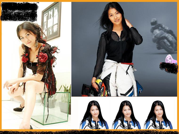 韩国美女车手（她是模特哦）