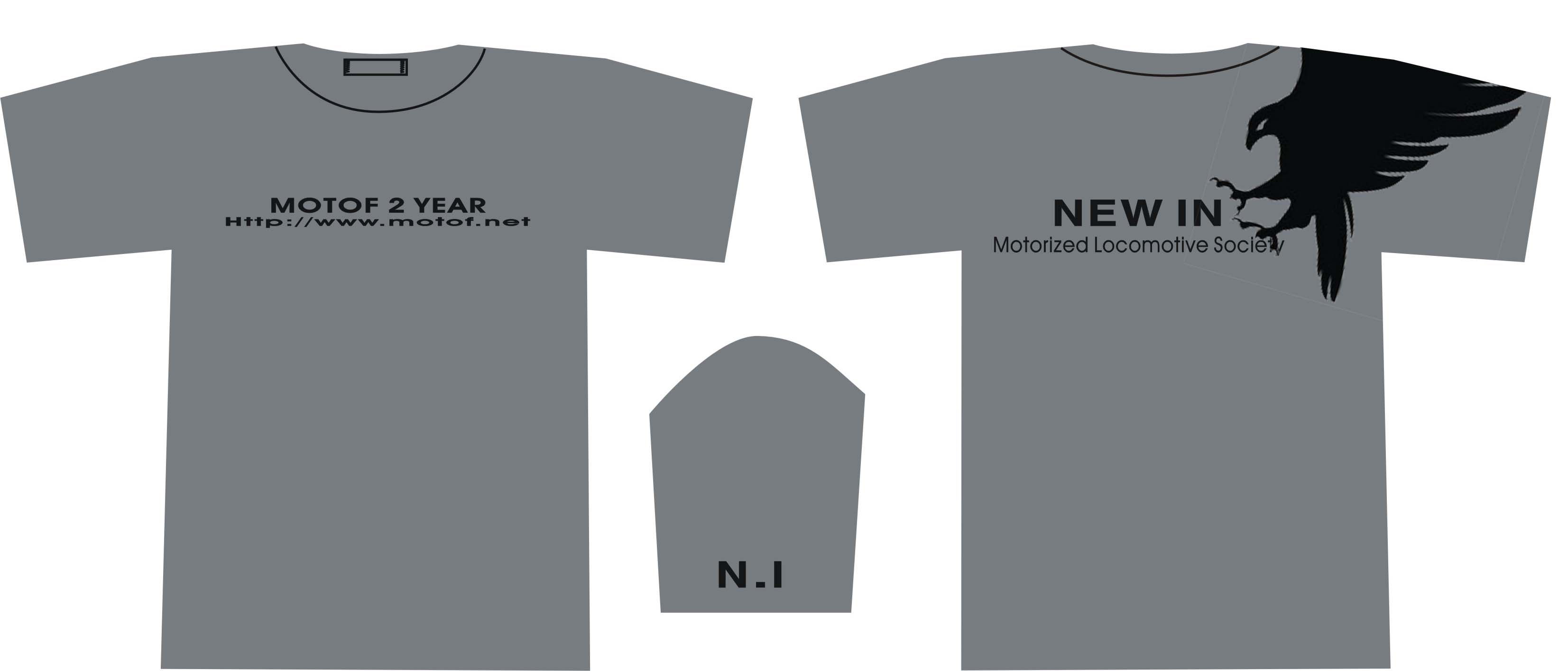 小弟为第二届年会设计的新英版纪念T-SHIRT。大家比D意见