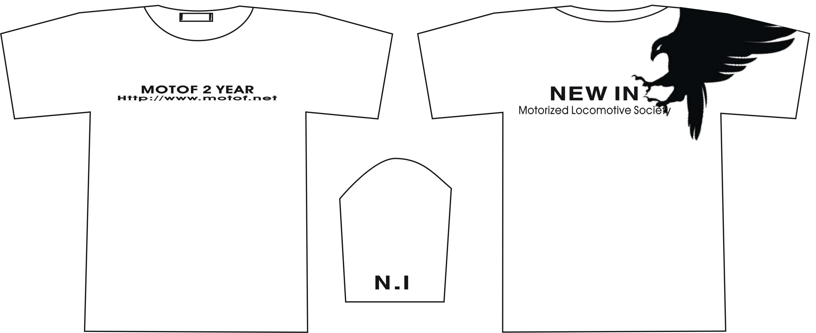 小弟为第二届年会设计的新英版纪念T-SHIRT。大家比D意见