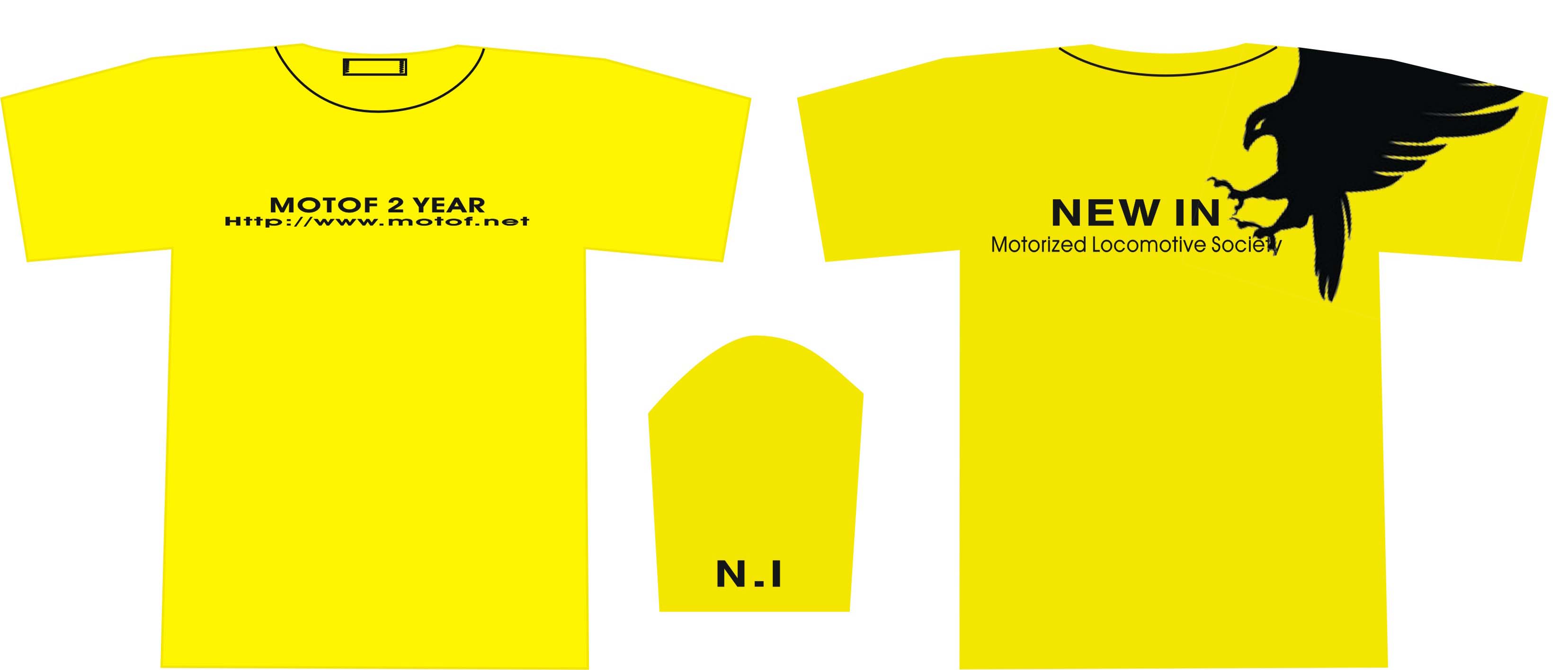 小弟为第二届年会设计的新英版纪念T-SHIRT。大家比D意见