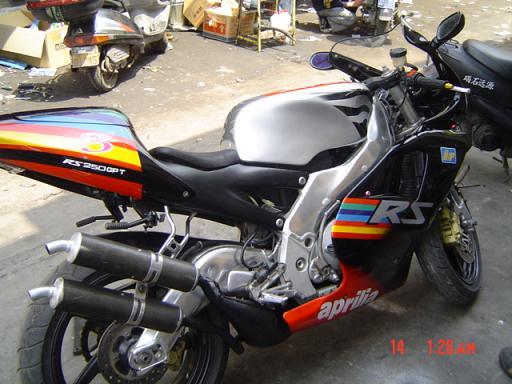 卖自用aprilia rs250银狐