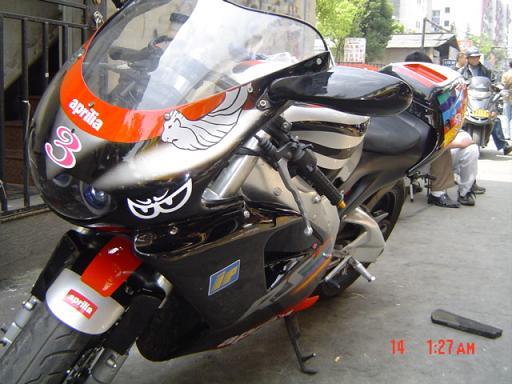卖自用aprilia rs250银狐