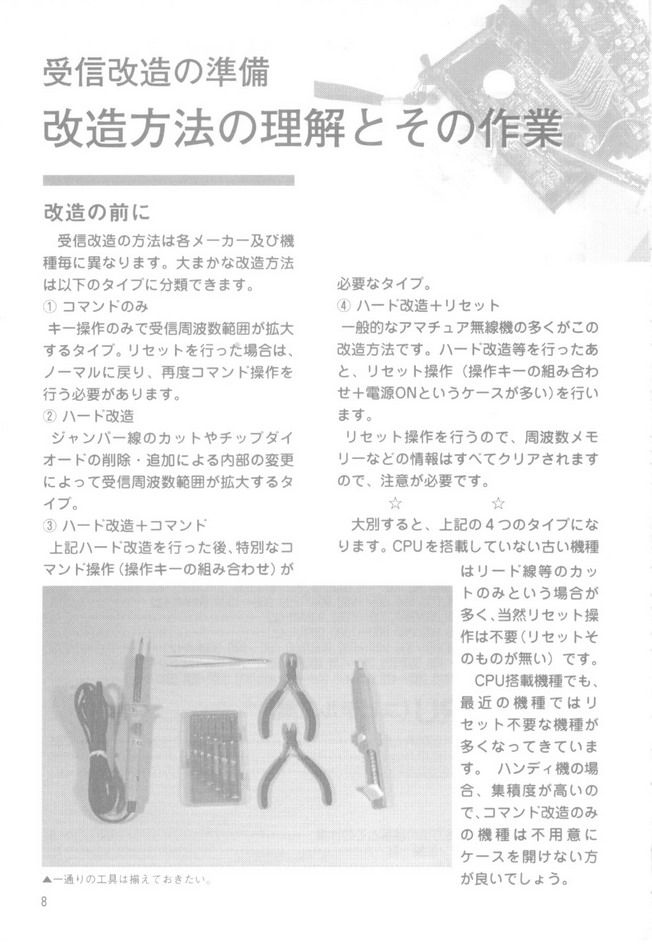 扫盲贴：1998年以前日本对讲机扩频资料(图)
