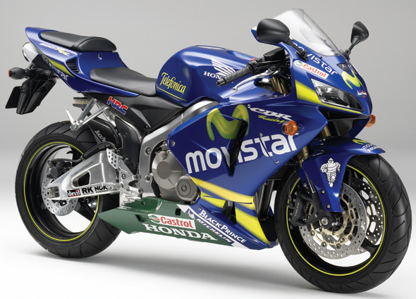 2006CBR600RR MOVISTAR 花