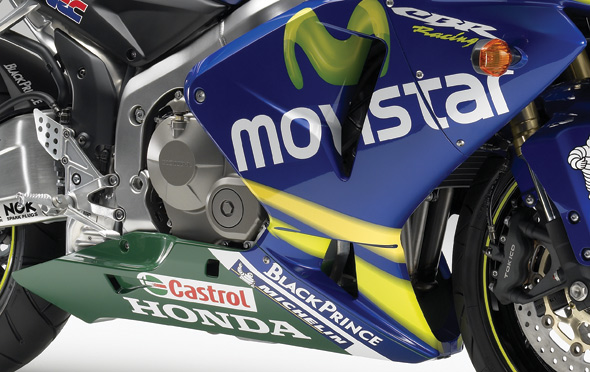 2006CBR600RR MOVISTAR 花