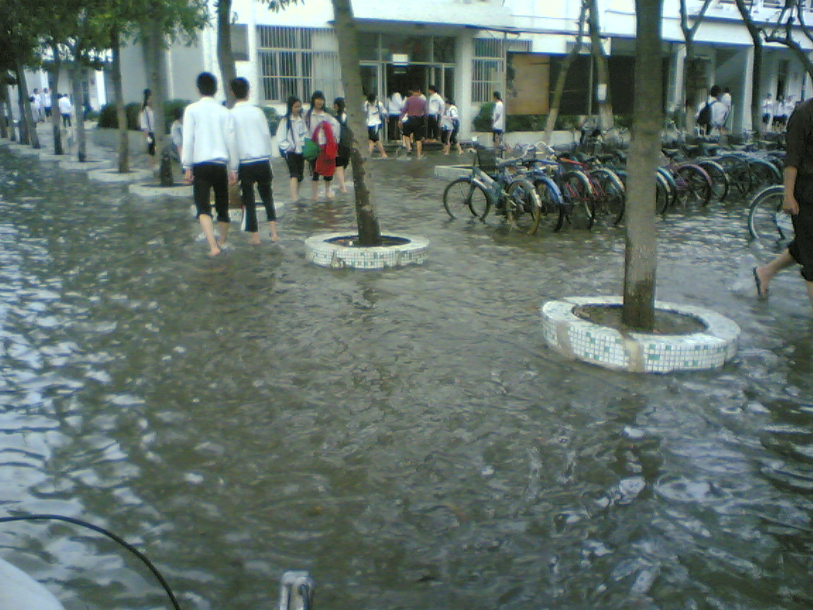 雨的湿润~威尼斯的学校