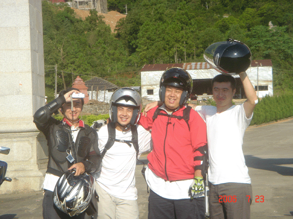 汕尾S.P.C会7.23四辆CB小跑260KM