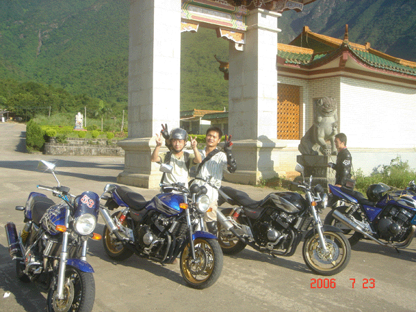 汕尾S.P.C会7.23四辆CB小跑260KM