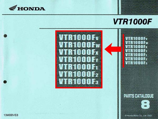 VTR1000F 补品欣赏