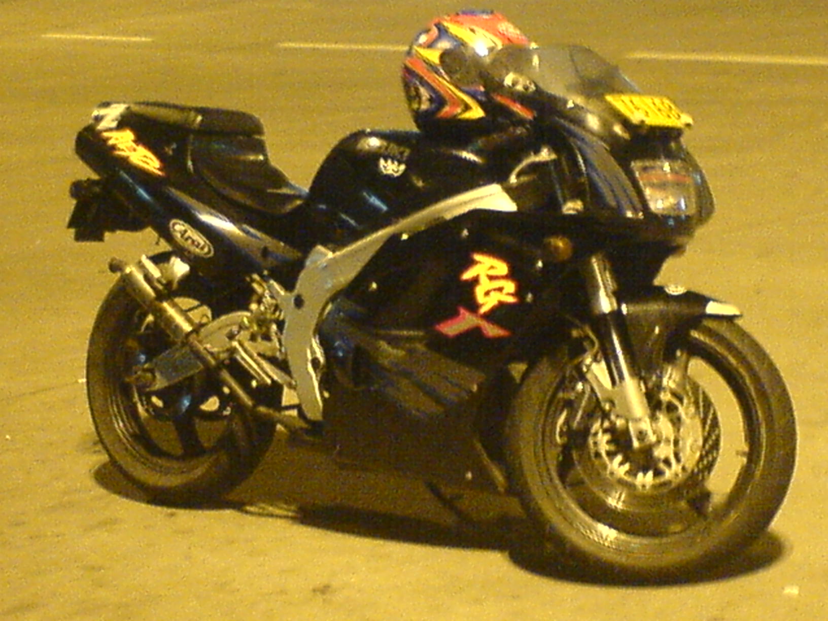 广州4500RMB出售精神本土版RG125一台(全车多补品)多图..