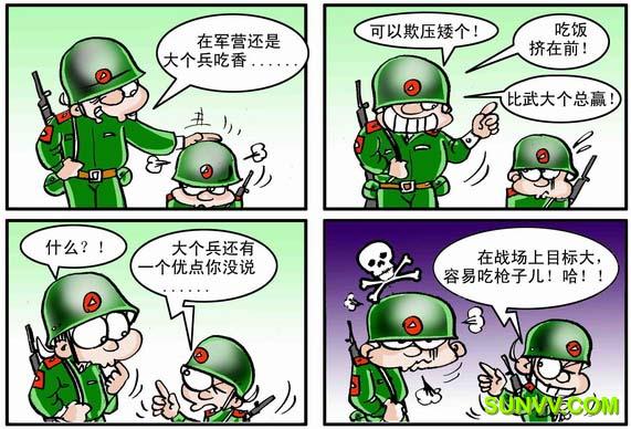 搞笑四格漫画