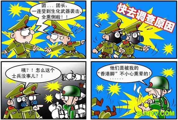 搞笑四格漫画