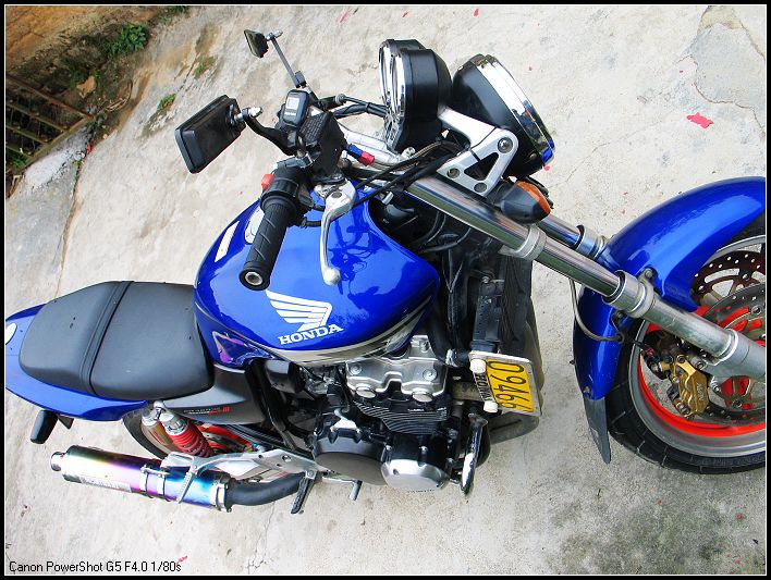 [注意][求助]本人的蓝色CB400VTEC1刚才被偷！