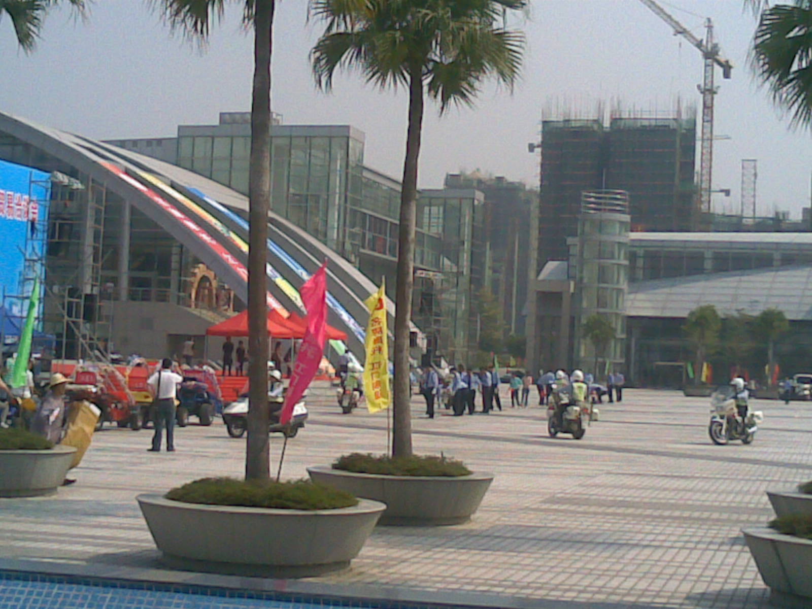 2007中国江门摩托车博览会排练