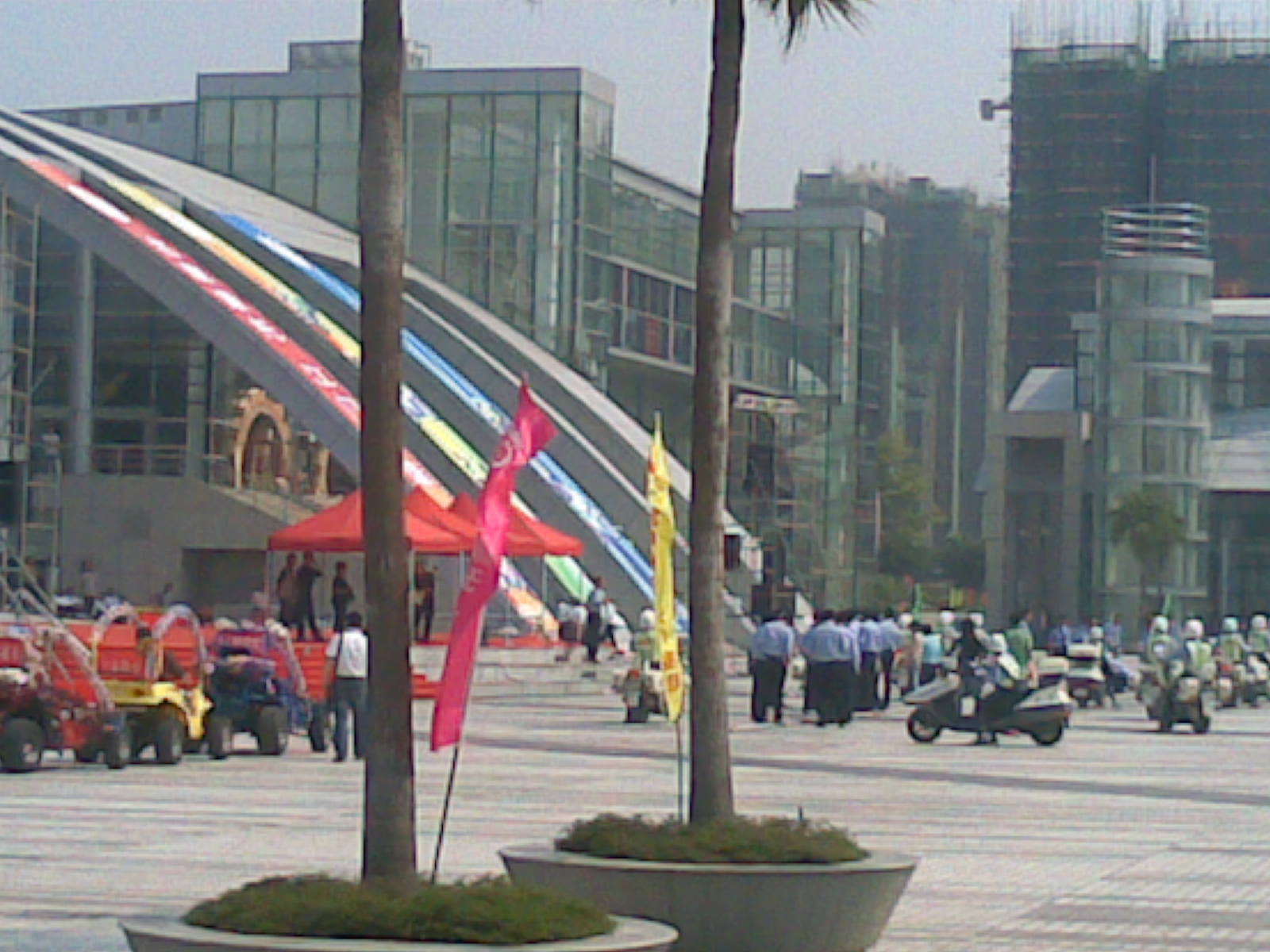 2007中国江门摩托车博览会排练