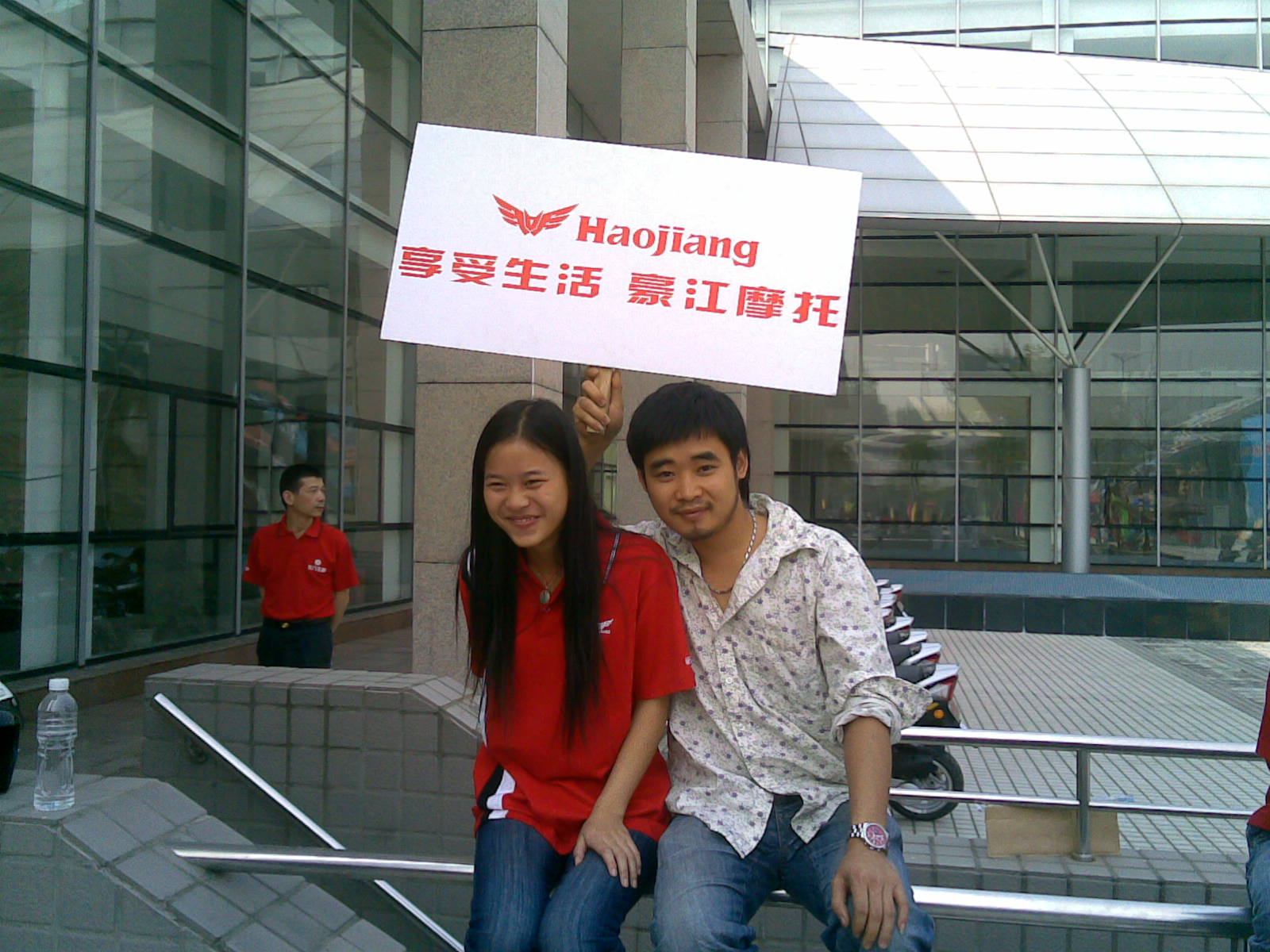 2007中国江门摩托车博览会排练