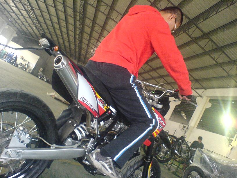XTR250滑胎车在星期六,15号下午在广东顺德试驾会活动