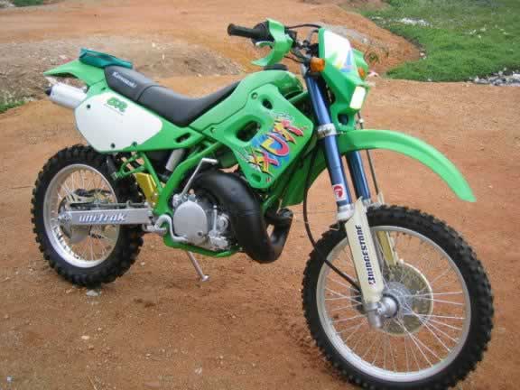 ====江门开平新车到KAWASAKI  KDX250 (9380元)可小刀!最好有CB400等价交换 互补差价!!