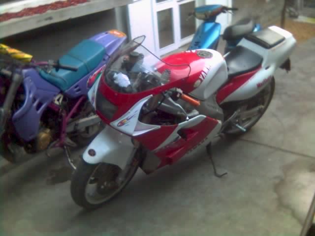 江苏出TZR250响尾蛇 倒叉版 4200接小小刀