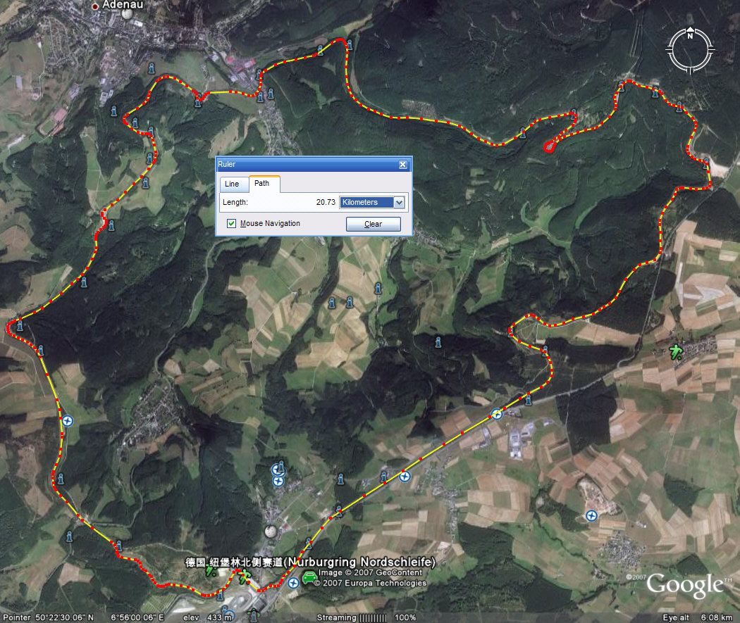 摩托旅行者的乐园，德国Nurburgring Nordschleife
