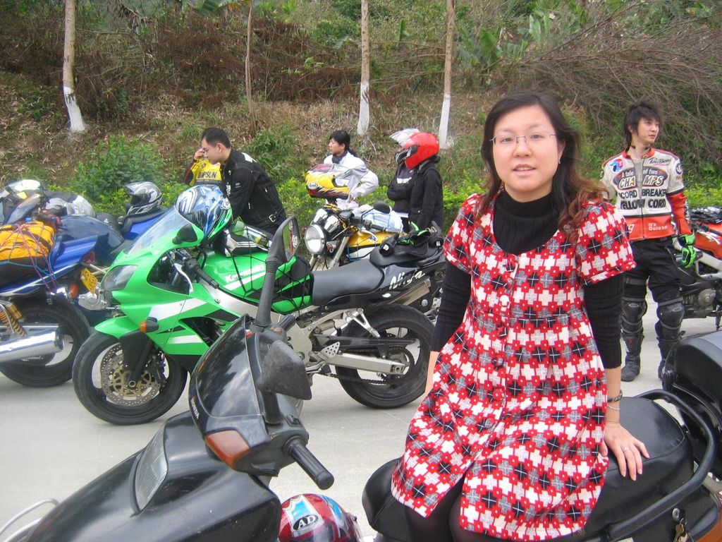 2007春节和江门M2新塘车友和CB党巡游海南