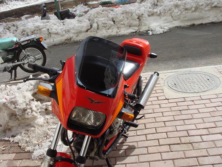 辽宁沈阳卖摩托古齐,车卖16500元