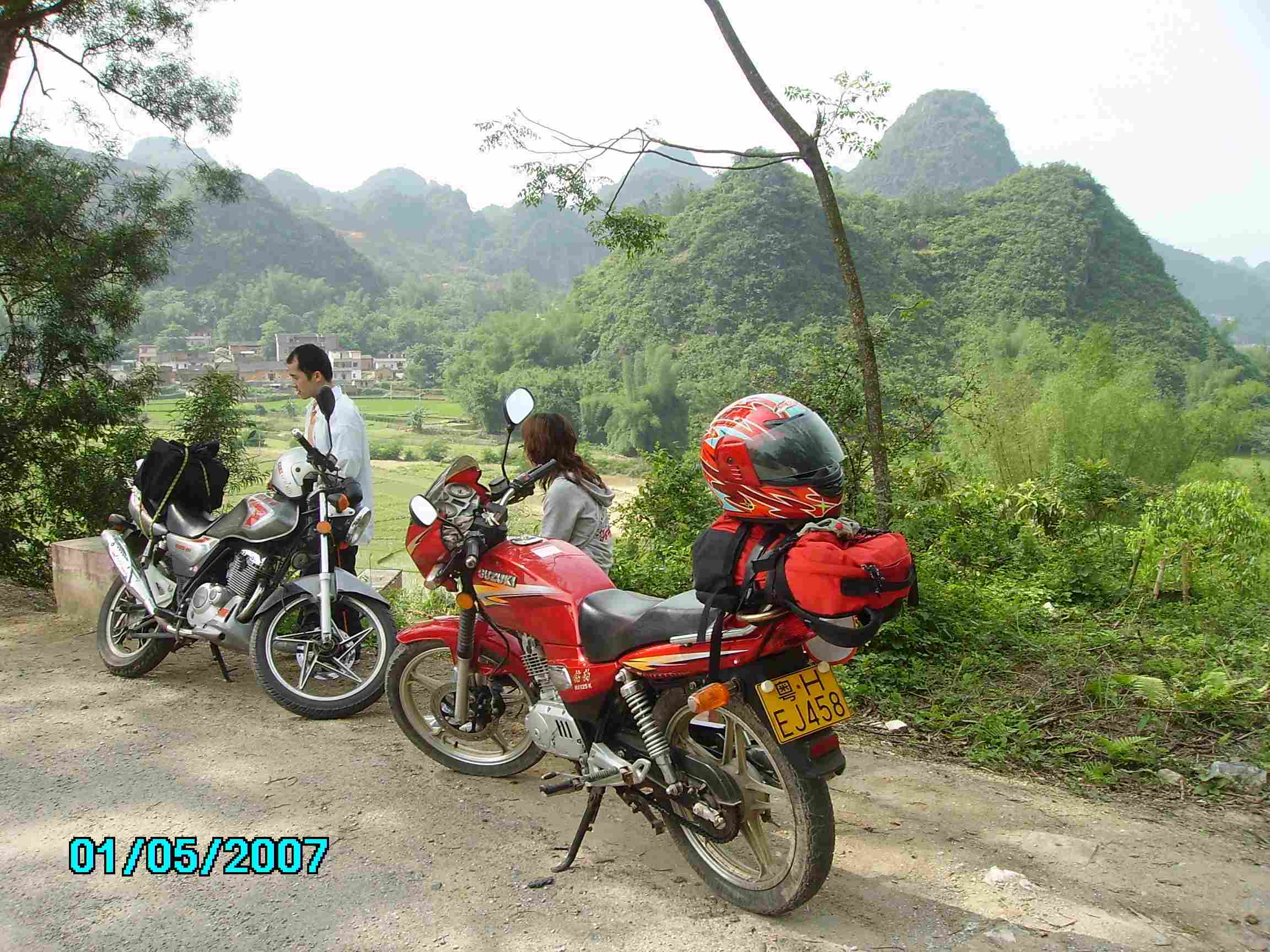 五一阳春闸坡摩托之旅，一路风景一路诗。