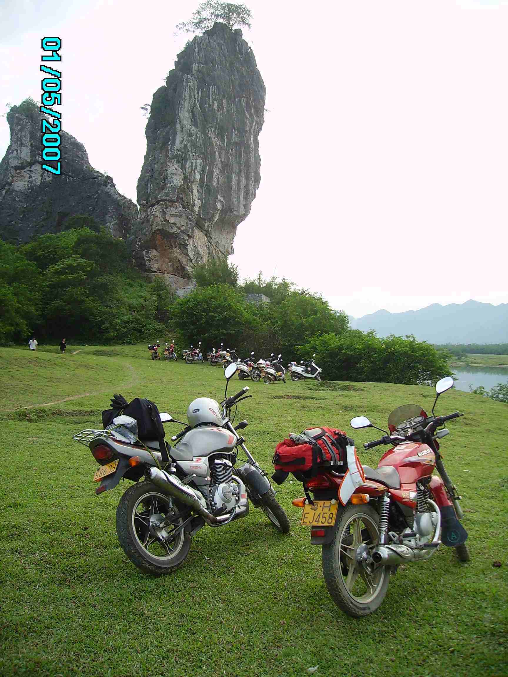 五一阳春闸坡摩托之旅，一路风景一路诗。