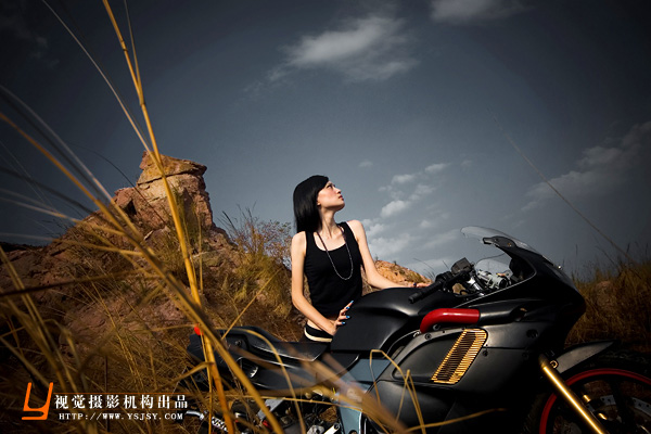 Y视觉摄影   机车美女