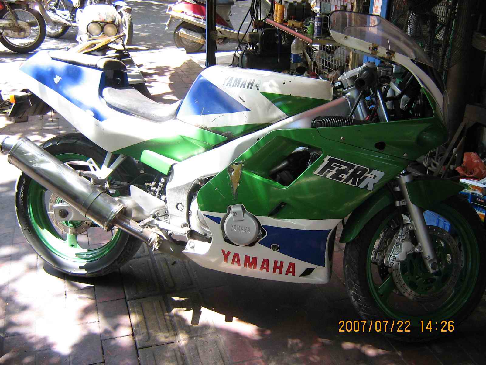 江门地区收ＴＺＲ有牌有证一台另卖FZR250一台