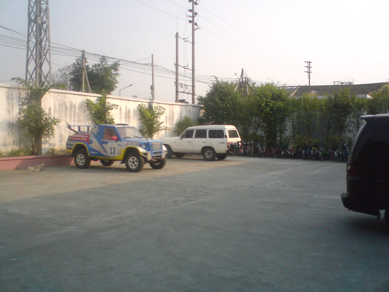 跑完阳山越野赛的车车！