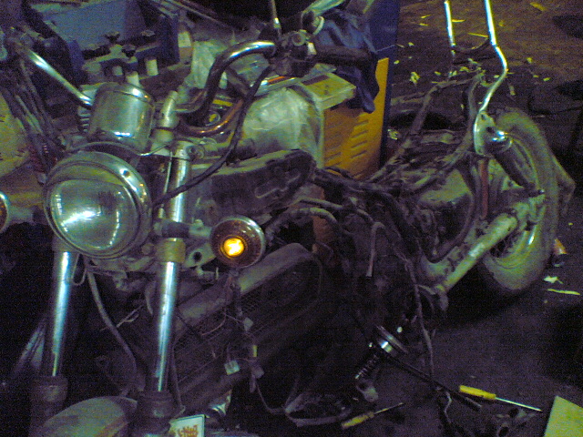 南海卖XV400尸体,实价１５００，卖３天，３天后拆件