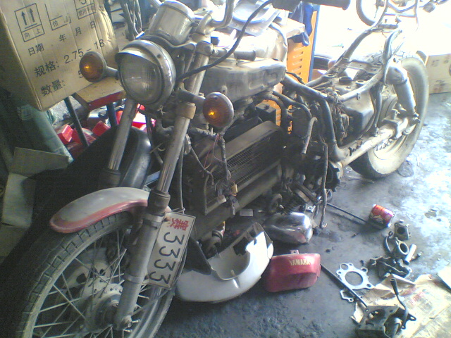 南海卖XV400尸体,全车拆件卖10---500  [  多图  ]