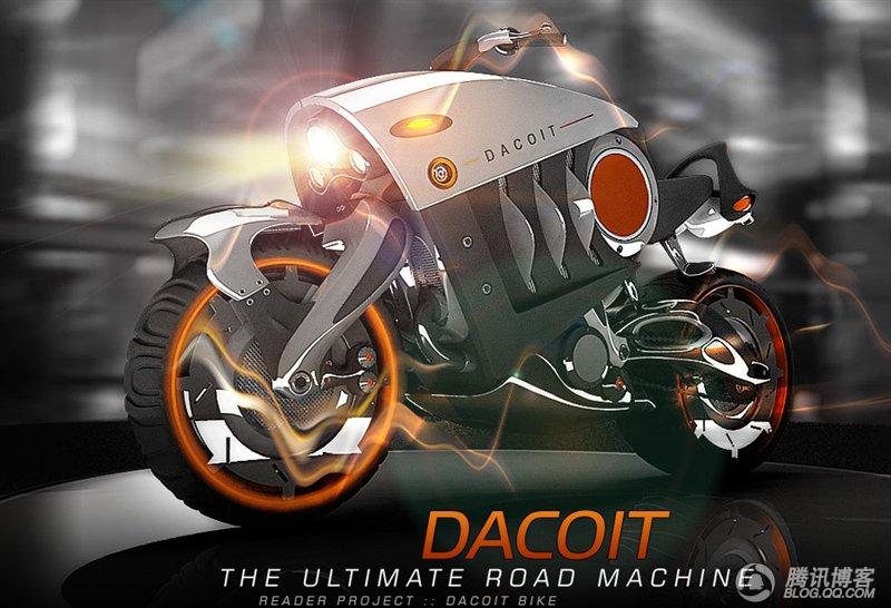 狂暴骑士 Dacoit概念摩托车