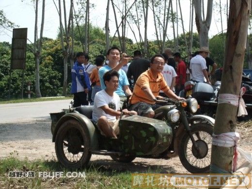 国庆前的狂欢,赴从化,长江750林叶挎子新生试驾.