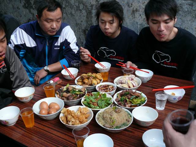 新英开年饭之二AND鸡爷东境村做会